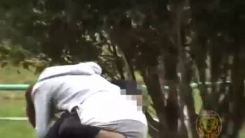 Compilation of Asian females compelled to outdoor enema sessions